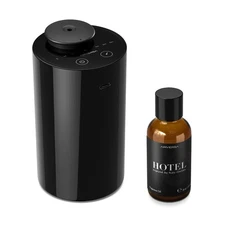 Waterless Essential Oil Diffuser Starter Kit with 30mL Hotel Scent Fragrance ...