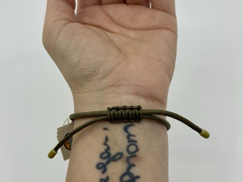 FOSSIL DIPPED Bracelet  Green And Yellow - Picture 3 of 7