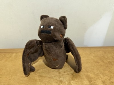 JAZWARES MOJANG MINECRAFT OVERWORLD BAT 7-8'' PLUSH SERIES #2  BROWN TOY