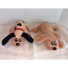 Vintage 1985 1986 Tonka Pound Puppies Plush Lot - Set of 2