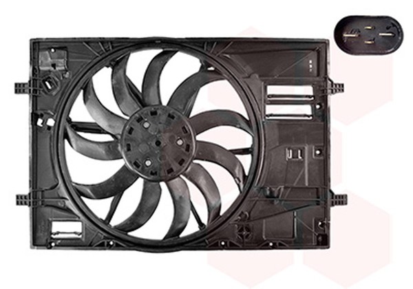 LüFter MotorküHlung VAN Wezel 5711746 FüR VW Golf 8 CD1 DA1 Passat B8 3G2 CB2 A3-image
