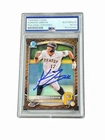 Konnor Griffin Signed Card Pittsburgh Pirates Autographed Auto Reptilian PSA
