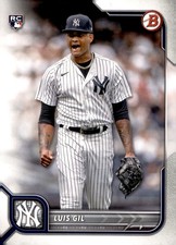 LUIS GIL ROOKIE 2022 BOWMAN PAPER RC #72 NEW YORK YANKEES MLB STAR