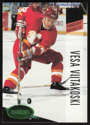 1993-94 Parkhurst Emerald Ice Vesa Viitakoski Rookie Card (RC) #263 - Flames