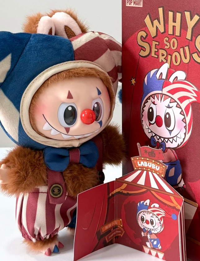 Unique Limited POP MART WHY SO SERIOUS Plush Pendant Blind Box