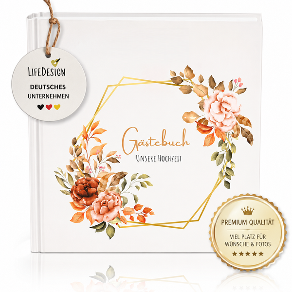 GäStebuch Hochzeit Geschenk Hochzeitsbuch Hochzeitsalbum HochzeitsgäStebuch-image