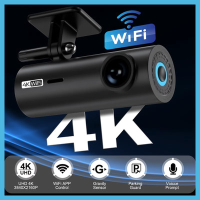 3840*2160P Car Dvr Dashcam 4K Dash Cam For Cars Drive Video Recorder Front Camer