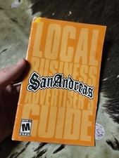 Grand Theft Auto San Andreas Sony PlayStation 2 Instruction Manual Only Ps2