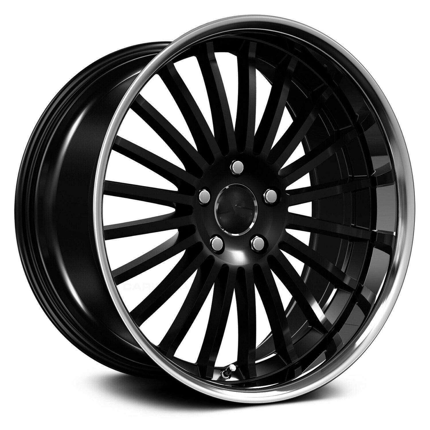 20-inch Bentley GT GTC Flying Spur 2003-2011 Wheels GTX59 Gloss Black 5x112 lugs