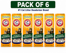 Arm Hammer Cat Litter Deodorizer 30 oz Pack of 6 Baking Soda Odor Control