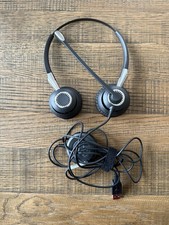 Jabra BiZ 2400 II Duo USB Black Headband Headset W/Case