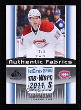 2013 SP Game Used Edition Authentic Fabrics Laundry Tag 1/3 Lars Eller Patch 0c3