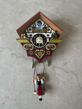 ENGSTLER Battery  Operated Cuckoo Clock  MINI Size Decir Germany Read