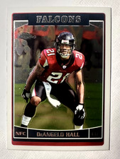 2006 Topps Chrome #47 DeAngelo Hall Atlanta Falcons Football Card