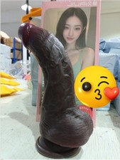 Silicone HUGE-Realistic Thick Big Penis-Dildo Dong Anal-G-spot-Sex-Toy-Women