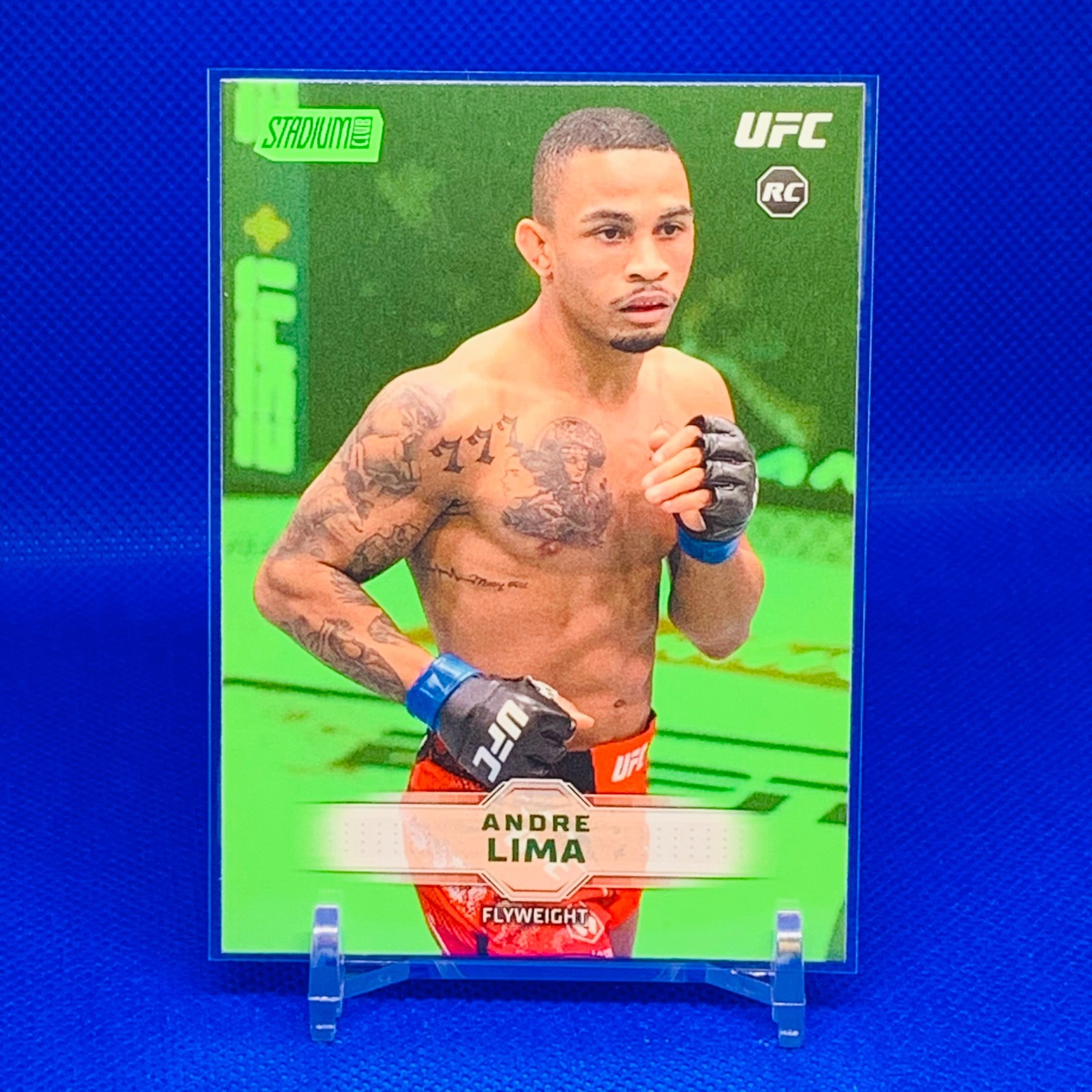2026 Topps Stadium Club UFC Lime Green Parallel Andre Lima #165