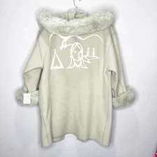 Lundstrom Laparka 100% Wool Guardian Eagle Fur Vintage 80s Winter Parka Canada