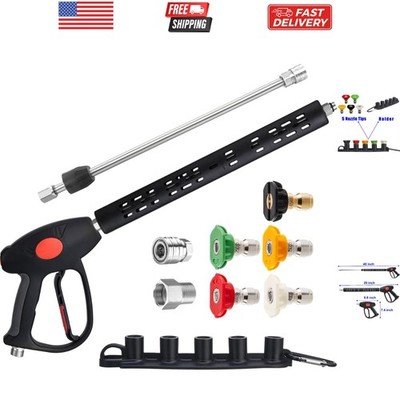 #ad #ad Replacement Pressure Washer Gun with Extension Wand M22 15mm or M22 14mm Fit... $59.98