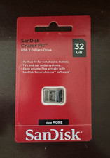 SanDisk Cruzer Fit 32GB USB 2.0 Flash Drive Secure Encryption SDCZ33-032G