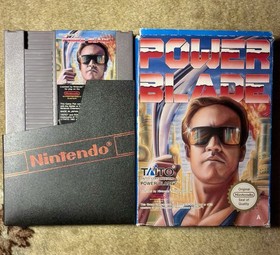 Cartuccia Power Blade (NES, 1991, PAL/UKV) + scatola + custodia - testata e autentica