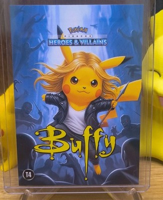 Pikachu Cosplay - Buffy the Vampire Slayer - #T4 Heroes & Villains - Rare 