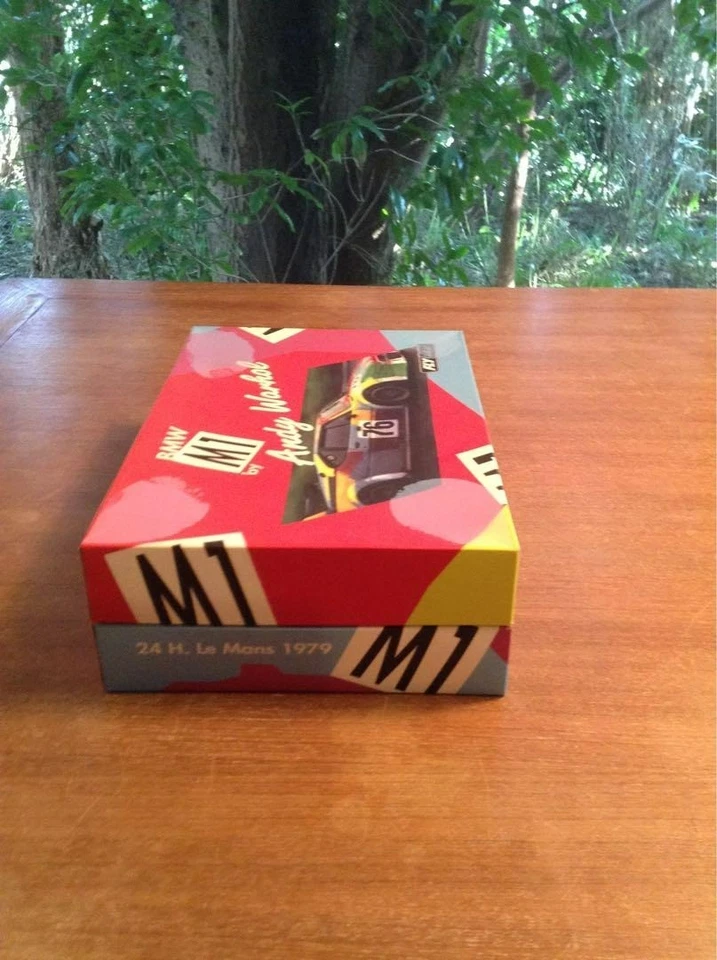 FLY BMW M1 Art Car Andy Warhol Diecast Le Mans 1979 Rare with Box Used - Image 3 of 4