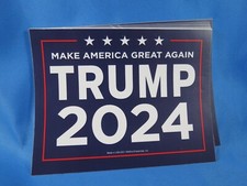 WHOLESALE LOT OF 10 TRUMP 2024 MAGA MAKE AMERICA GREAT AGAIN STICKERS KEEP GOP