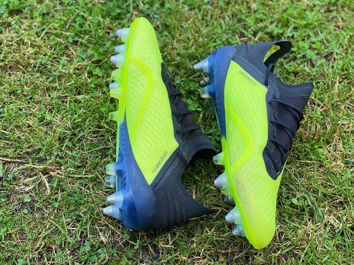 adidas X 18.1 SG Yellow Neon Black Football Boots UK 7 | eBay