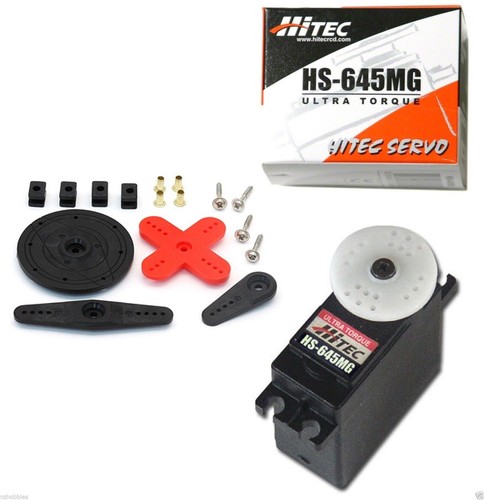 Hitec HS-645MG High Torque 2BB Metal Gear Servo HS645MG/HS645/645MG/645 - 第 1/1 張圖片