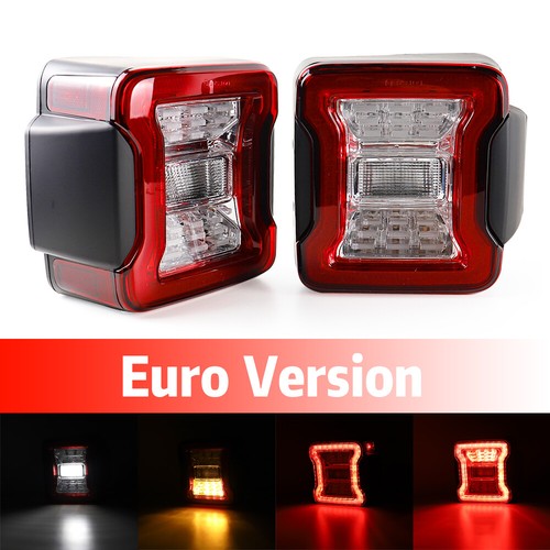 LED Tail Lights Rear Brake Turn Signal Light For Jeep Wrangler JL 2018-2022 - Afbeelding 9 van 12