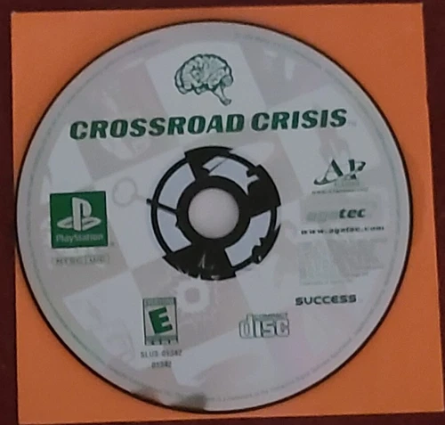 Crossroad Crisis Sony PlayStation 1 PS1 (2001) USED Acceptable Condition Puzzle