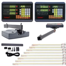 DRO 2 Axis / 3 Axis Digital Readout Display 5 Micron Linear Scale 100mm-1000mm