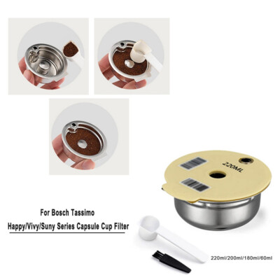 Coffee Maker Capsule Filter For Bosch Tassimo Happy/Vivy/Suny/Myway Series Parts