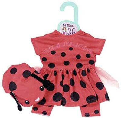 Zapf Creation 870938 Dolly Moda Süßes Marienkäfer Outfit  36cm NEU OVP~