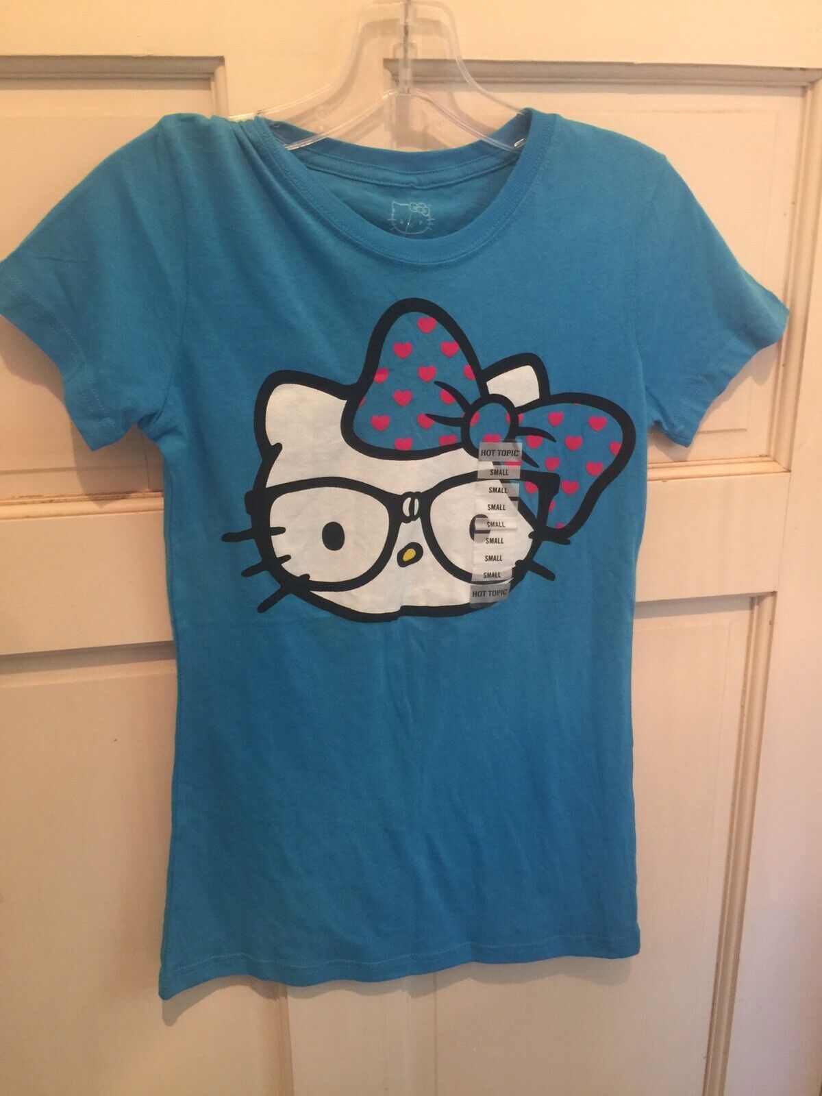  Hello Kitty Nerd Glasses Tee Shirt T-Shirt : Clothing, Shoes &  Jewelry