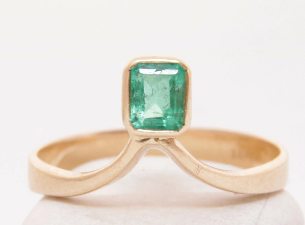 Vintage emerald outlet rings ebay