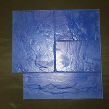 Marshalltown Sika 24" Concrete Stamp Ashlar Slate Blue Flex 035965080910 ASBLUEF