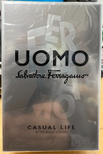 UOMO by Salvatore Ferragamo Casual Life After Shave Lotion 3.4 oz 100 ML