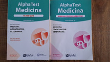 Libri Alpha test Medicina, 4 volumi, ottime condizioni