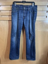 Nudie Jeans Slim Jim Core Blue Actual Size 31X30 Full Zip Button 5 Pockets Denim