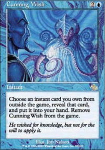 Cunning Wish - Foil NM, English MTG Judgment