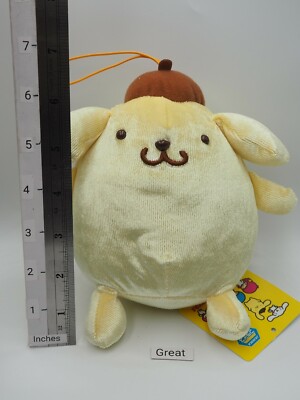 sanrio サンリオ EIKOH エイコー Pom Pom Purin レア Pompompurin A1410 Purin Sanrio Eikoh 2017 Shiny Plush 6.5