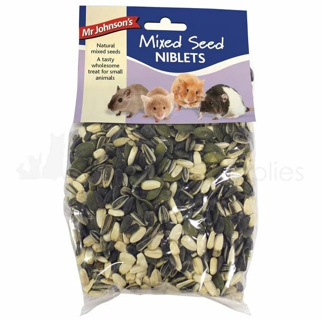 Mr Johnson Mixed Seed Niblets Small Animal Mouse Gerbil Rat Rodent Treats