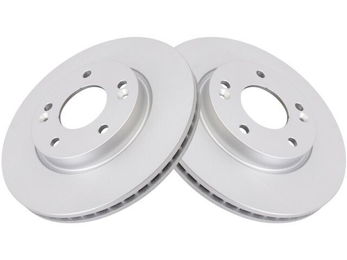 Max Advanced Brakes Front Geomet Rotors & EliteMax Ceramic Pads For 2020-2023 Hyundai Sonata & 2021 Kia K5
