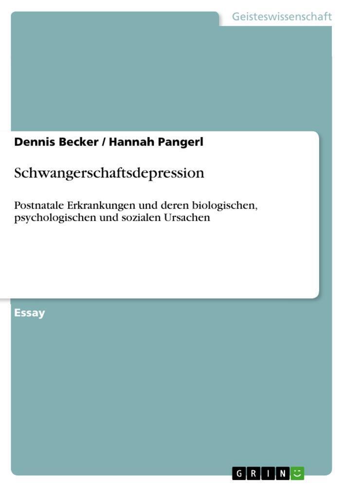Thumbnail - Schwangerschaftsdepression Dennis Becker (u. A.) Taschenbuch Paperback