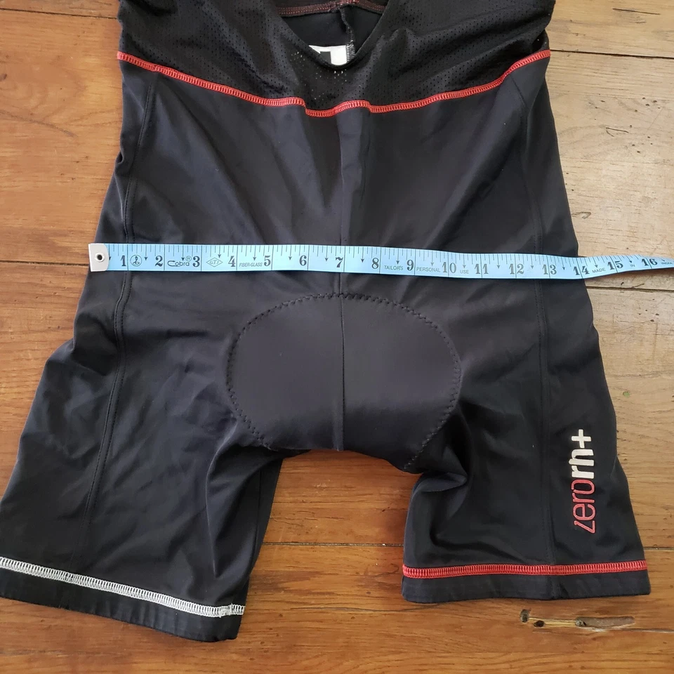 Culotte con tirantes de ciclismo pequeño ZeroRH para hombre vintage Italia 5" 14" (8/10) S Foto 2 de 4