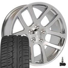 2223 Chrome 22 Inch 5x5.5 Rims 28545r22 Tires Fit Dodge Ram 1500 Srt10