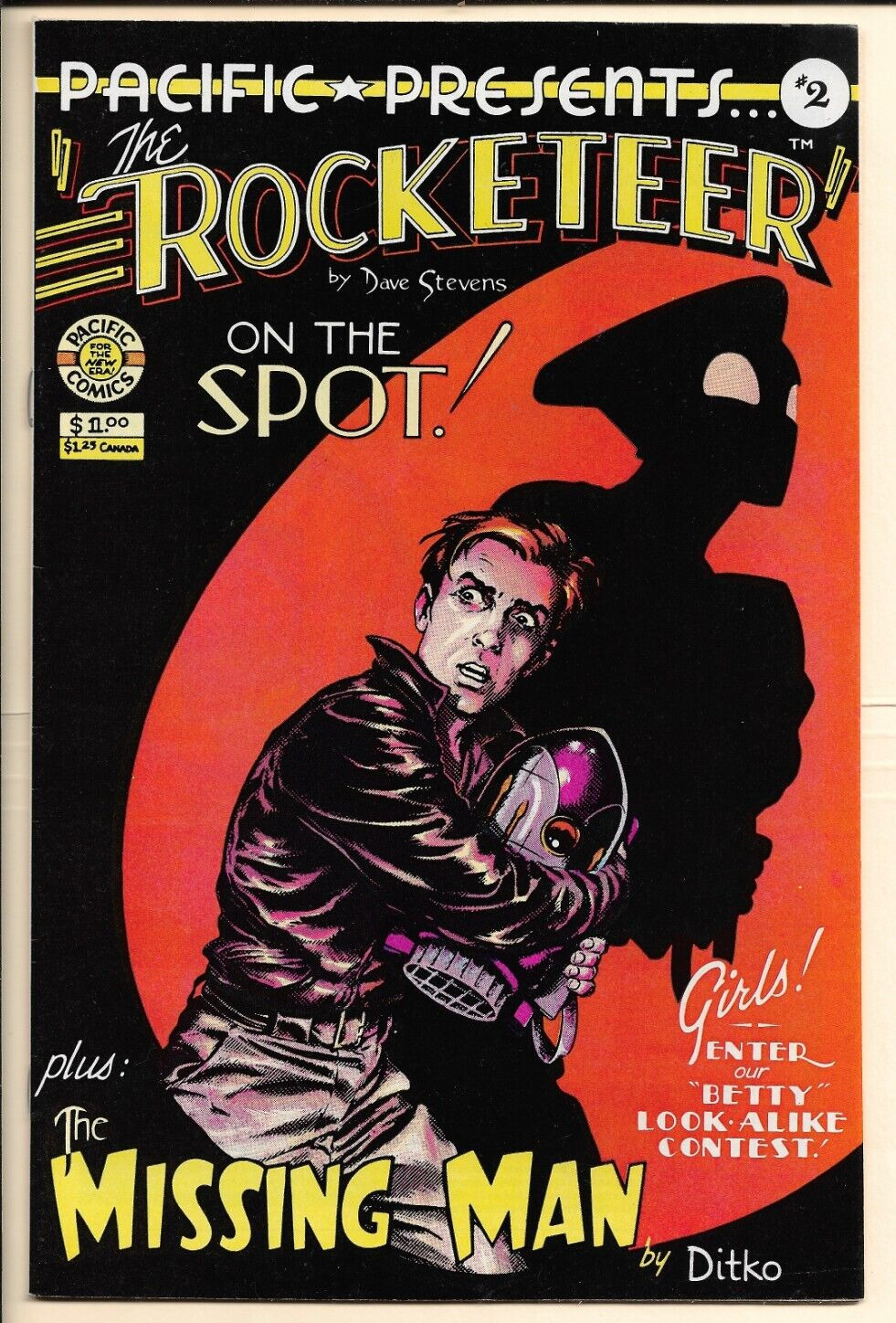 The Rocketeer #2 VF+ (1983) Dave Stevens GGA! Steve Ditko backup! Pacific Comics