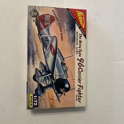 Nichimo VTG S7202-100 1:72 Type 96 Carrier Fighter Claude Navi Mitsubishi A5M4