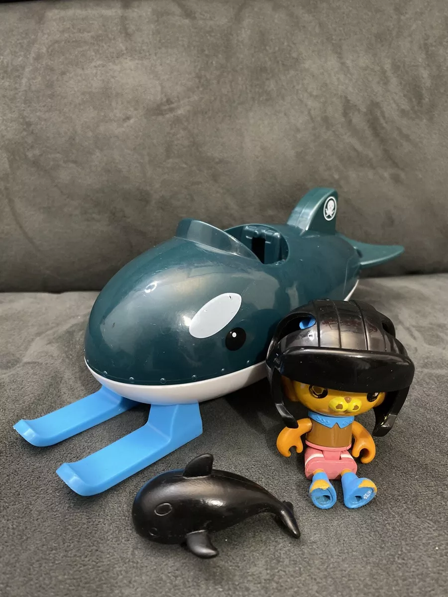 Octonauts Gup O and Dashi Toy Orca Whale Killer Whale Ski Vehicle Figures